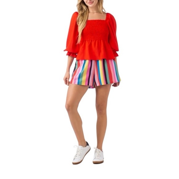 CROSBY by MOLLIE BURCH Vibrant Boardwalk Sara Short size M - Picture 4 of 11